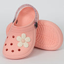 Babuche Infantil Menina Ellen Baby Floral Rosa