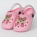 Babuche Infantil Menina Ellie Baby Raposa Rosa