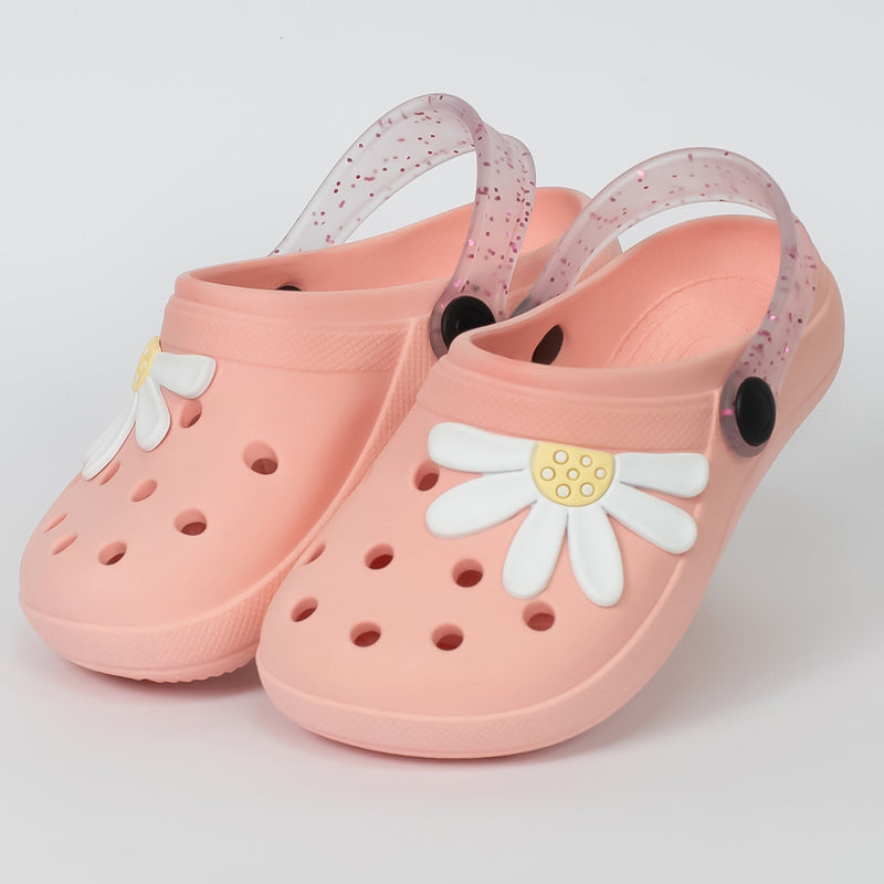 Babuche Infantil Menina Luna Baby Flor Rosa