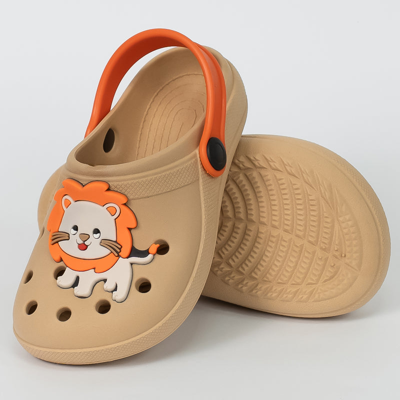 Babuche Menino Infantil Theo Baby Safari Marrom