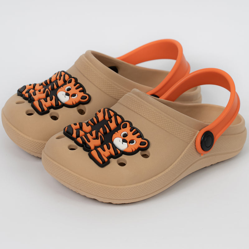 Sandália Infantil Menino Tigre Theo Baby Bege