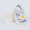 Sandália Infantil Floral Luna Baby Menina Branca