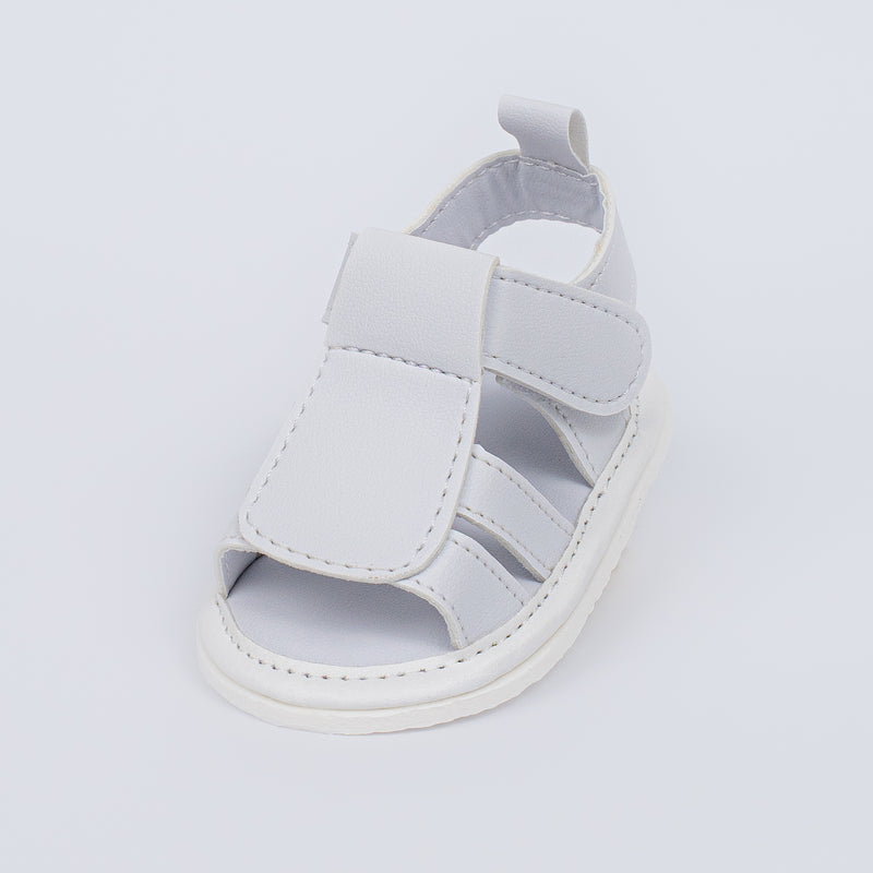 Sandália Infantil Theo Baby Menino Branco
