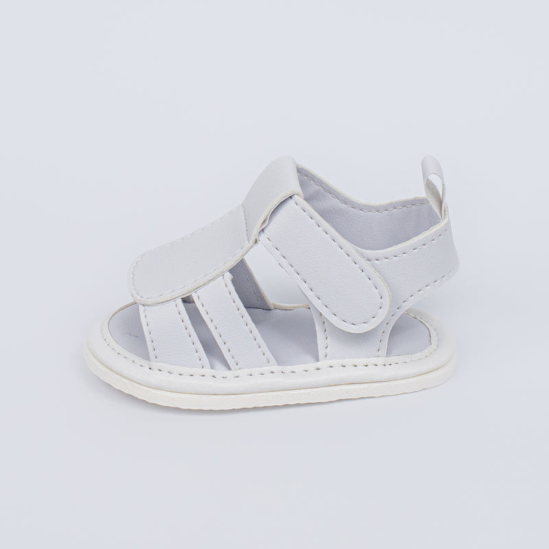 Sandália Infantil Theo Baby Menino Branco