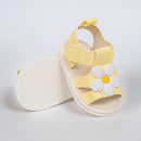 Sandália Infantil Floral Luna Baby Menina Amarela
