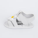 Sandália Infantil Floral Jade Baby Menina Branco