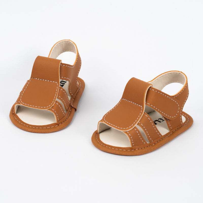 Sandália Infantil John Baby Menino Marrom