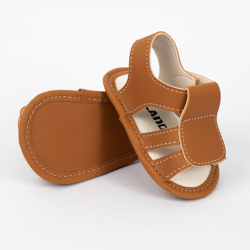 Sandália Infantil John Baby Menino Marrom