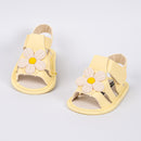 Sandália Infantil Floral Ellie Baby Menina Amarelo