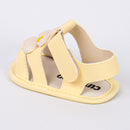 Sandália Infantil Floral Ellie Baby Menina Amarelo