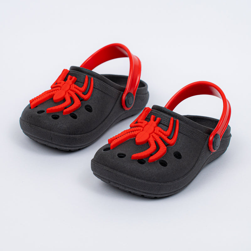 Babuche Menino Infantil Luca Baby Aranha Preto