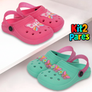 Kit 2 Pares de Calçados Infantis Femininos | Babuches e Sandálias Cuteland Baby