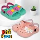 Kit 2 Pares de Calçados Infantis Menina | Babuches e Sandálias Cuteland Baby