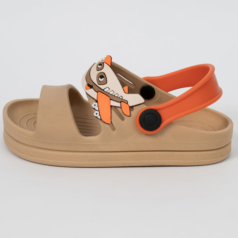 Papete Infantil Menino Noah Baby Avião Marrom