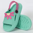 Chinelo nuvem Infantil Florzinha Turquesa