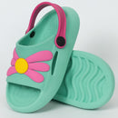 Chinelo Nuvem Infantil Florzinha Ellen baby Turquesa