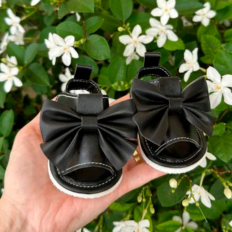 Sandália Infantil Laço Jade Baby Menina Preta